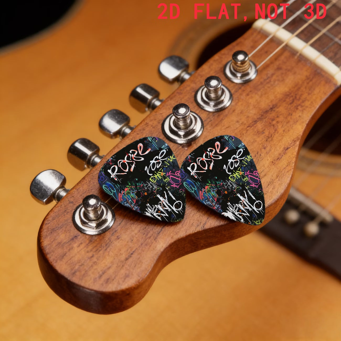 Graffiti Guitar Picks Set