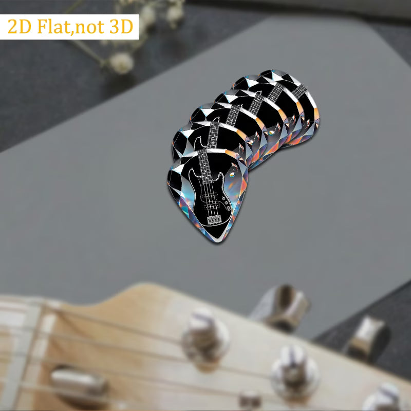Black Electric Guitar Pick