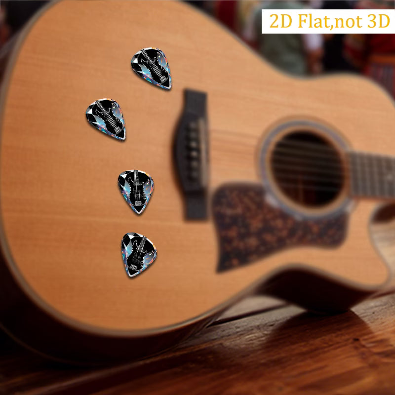 Black Electric Guitar Pick