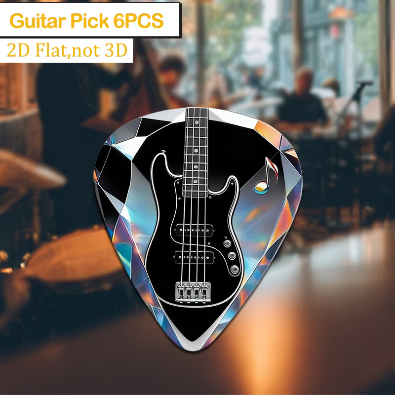 Black Electric Guitar Pick