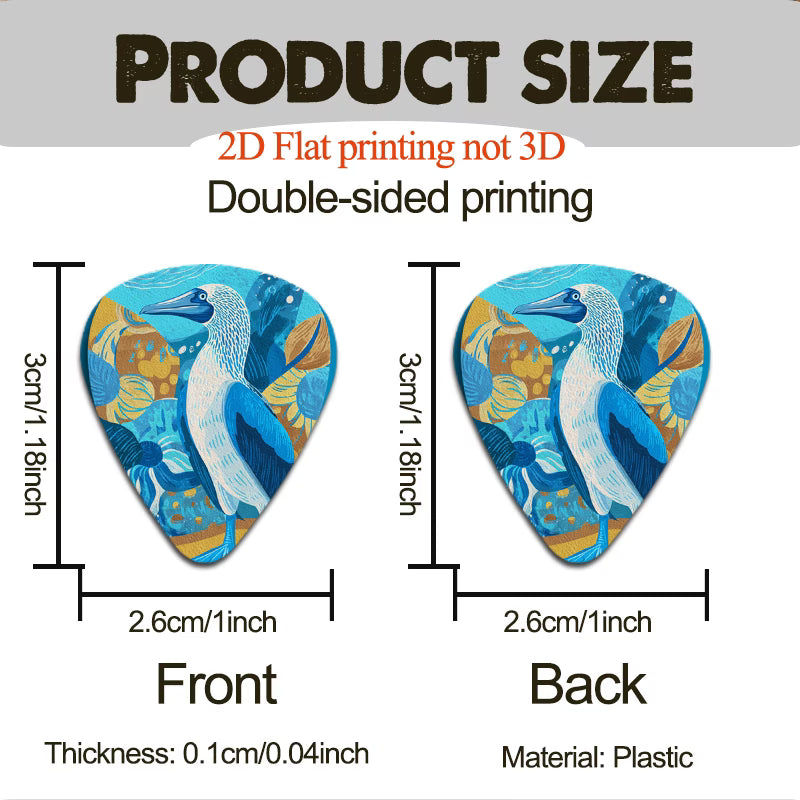 Tropical Seabird Guitar Picks Set