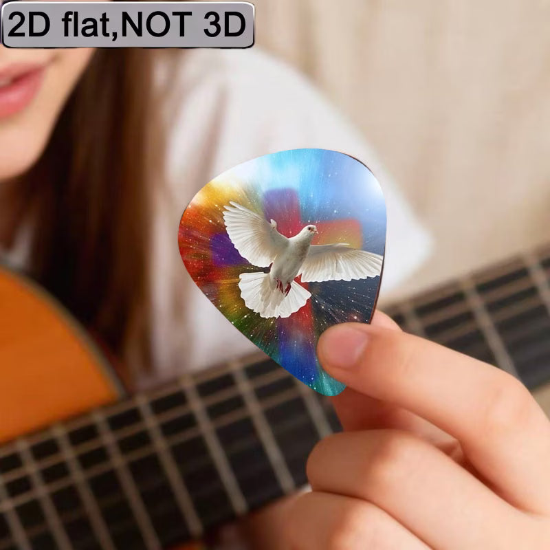 White Dove Guitar Picks Set