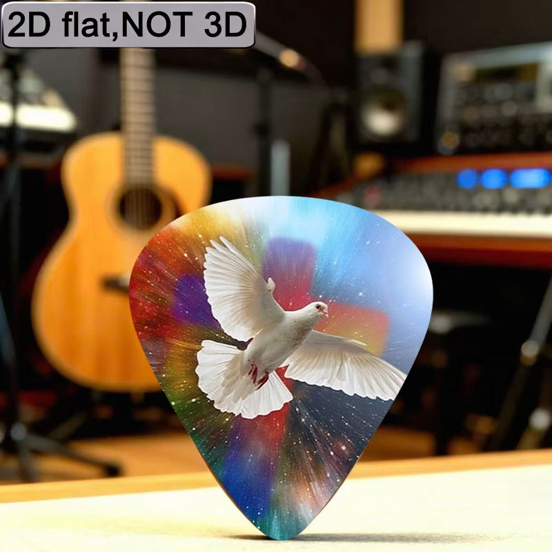 White Dove Guitar Picks Set
