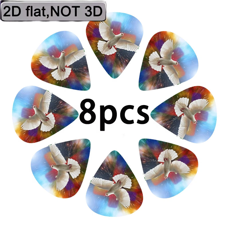 White Dove Guitar Picks Set