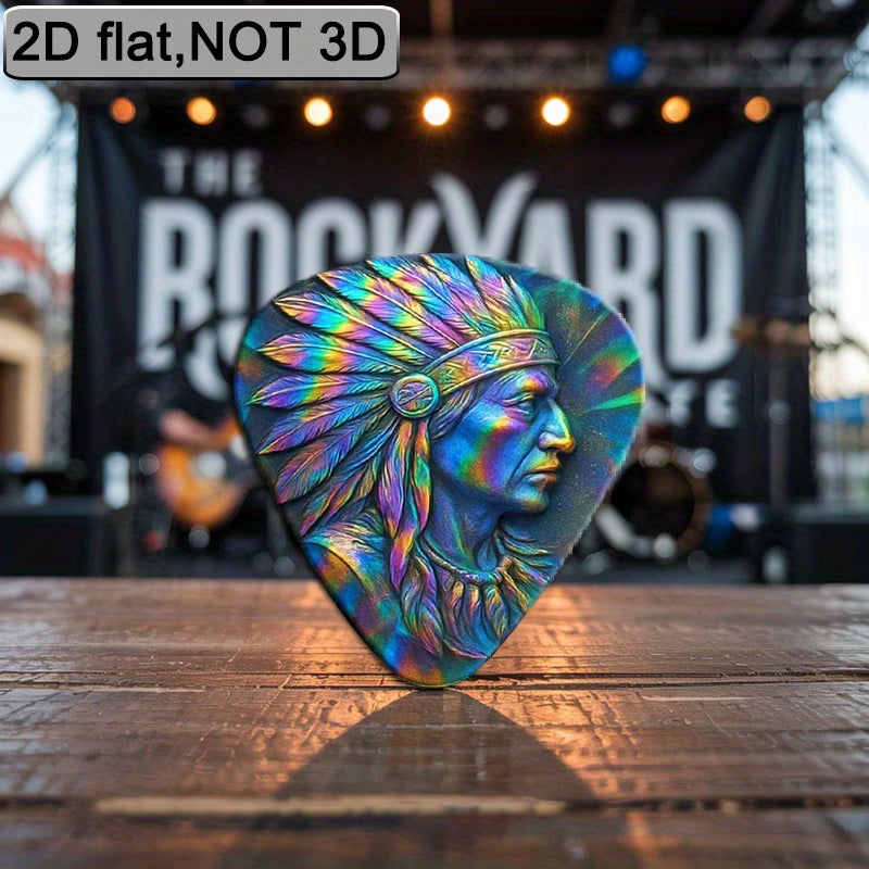 Iridescent Tribal Guitar Picks Set