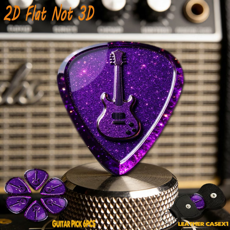Purple Sparkle Guitar Picks