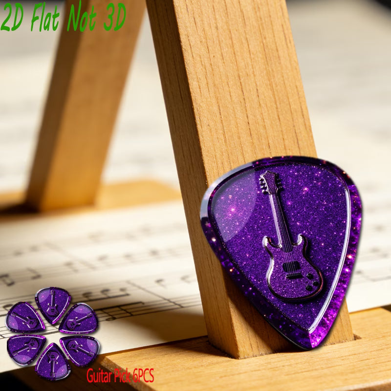 Purple Sparkle Guitar Picks