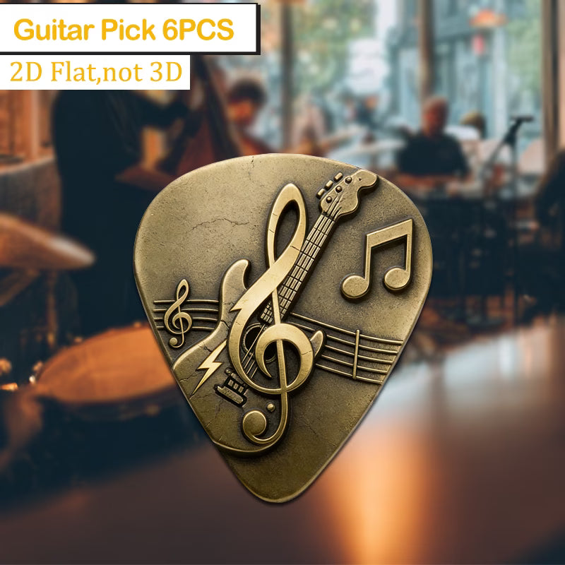 Electric Guitar Treble Clef Picks Set
