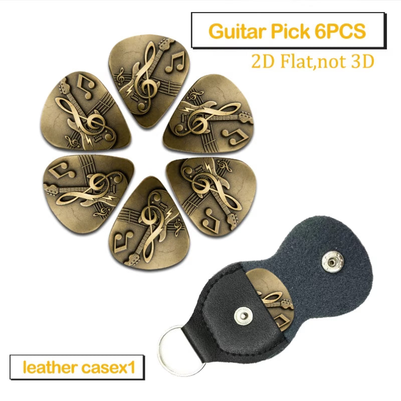 Electric Guitar Treble Clef Picks Set