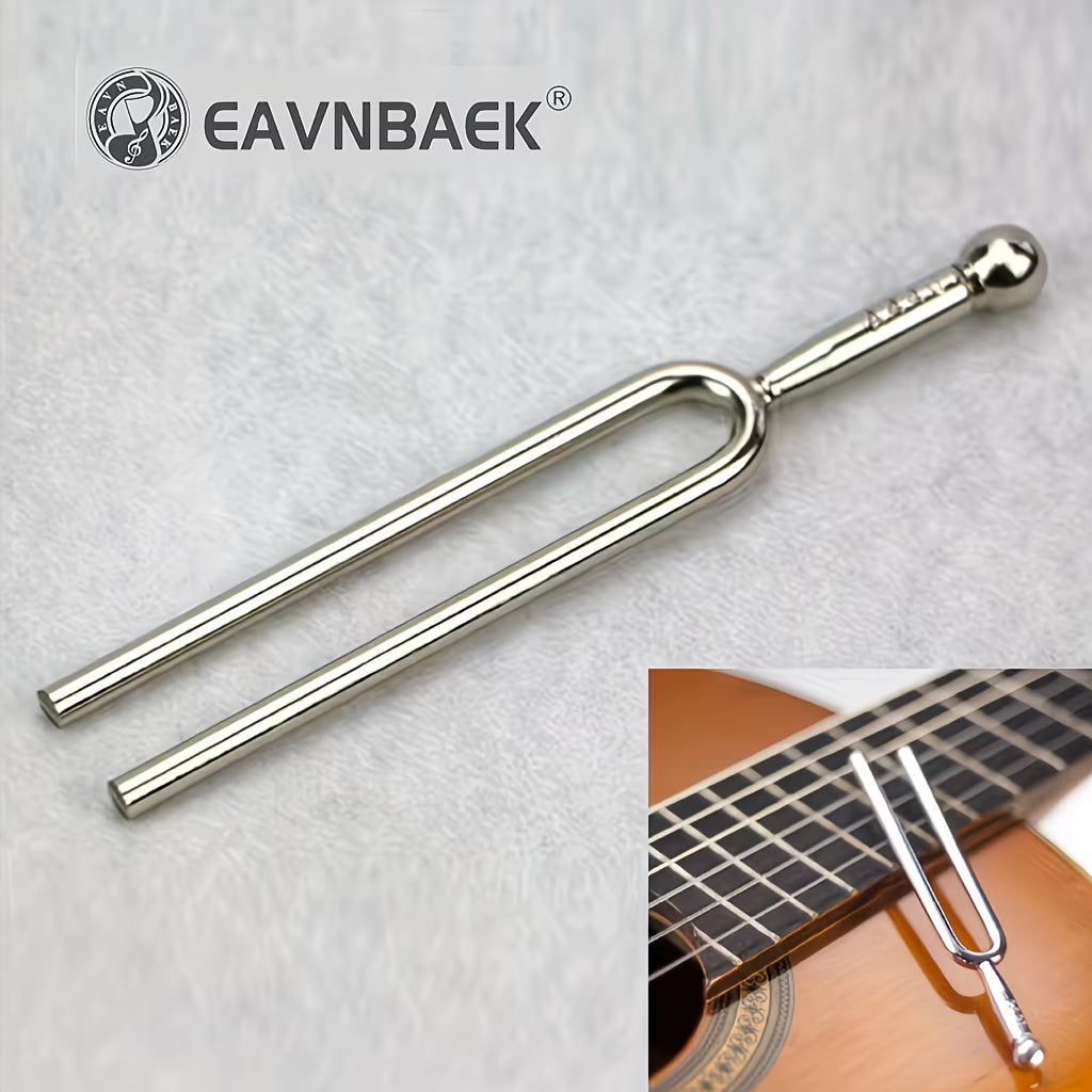 440Hz Tuning Fork for Guitar, Violin & Ukulele – Stainless Steel Pitch Tuner